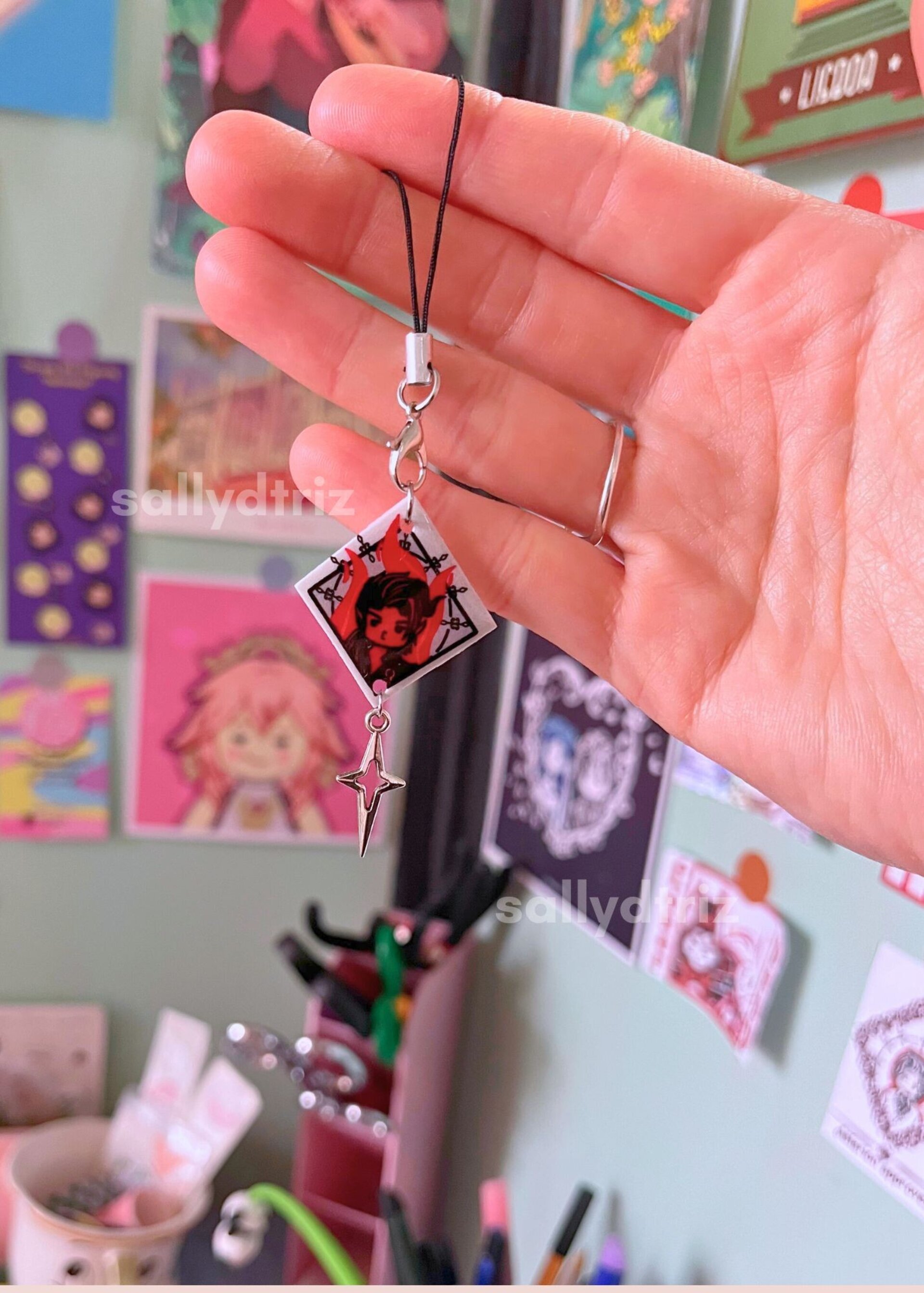 LLaveros móvil Baldur's gate 3 Karlach Astarion / Phone charms - 2