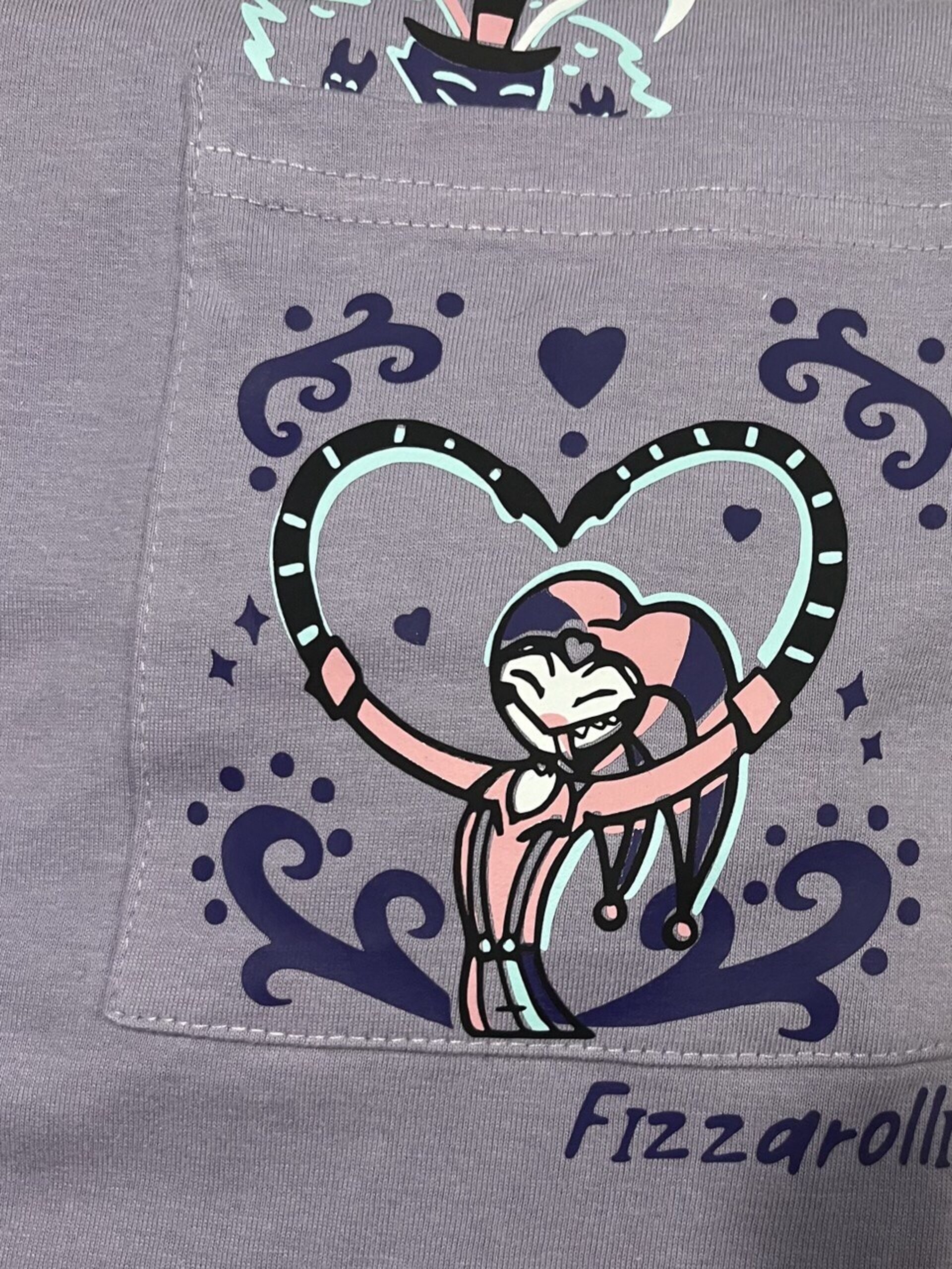 Fizzarolli camiseta con bolsillo Helluva Boss - 5