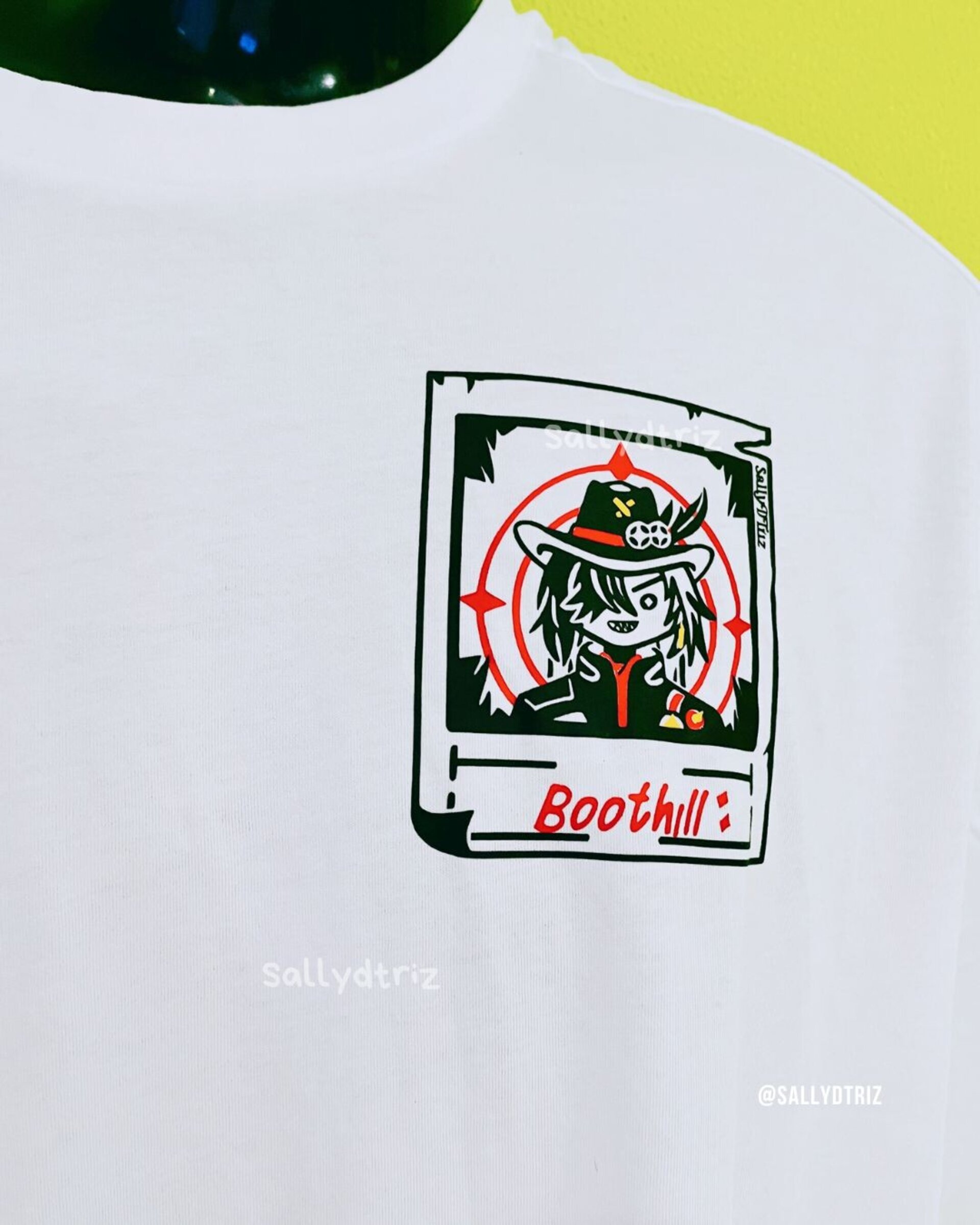 Camiseta  Boothill Honkai M oversize, L oversize- Tshirt Boothill M oversize - 3