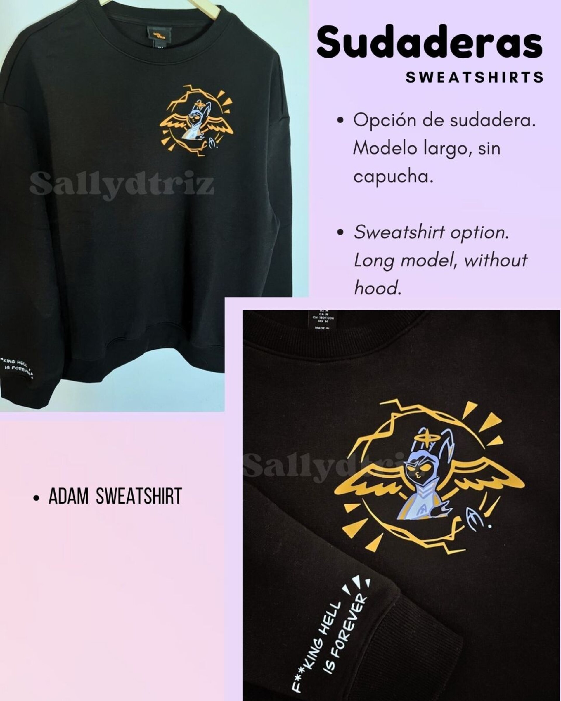 Adam camisetas y sudaderas Hazbin Hotel - 5