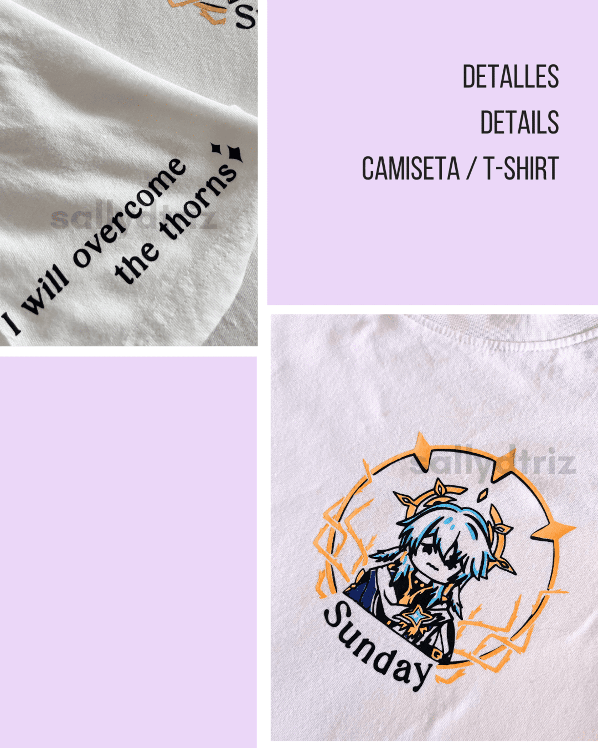 Camiseta y sudadera Sunday- Honkai Star Rail- Tshirt sweatshirt - 3