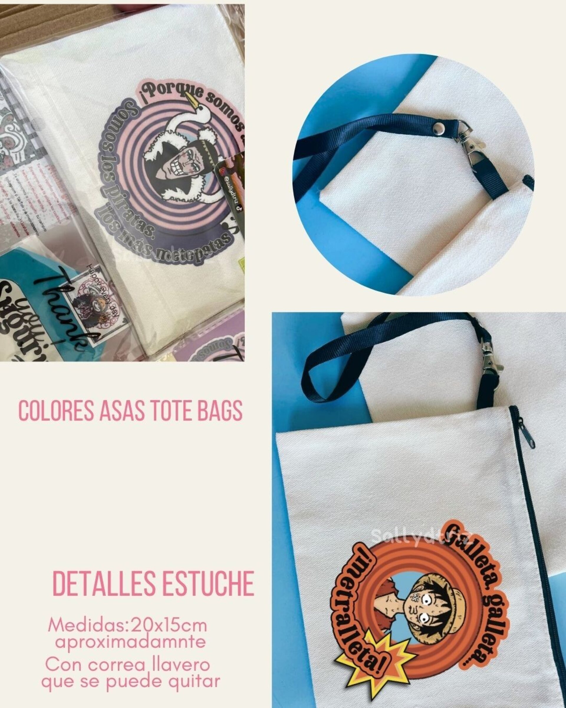 Tote Bag, estuche y pegatina de Usopp - 2