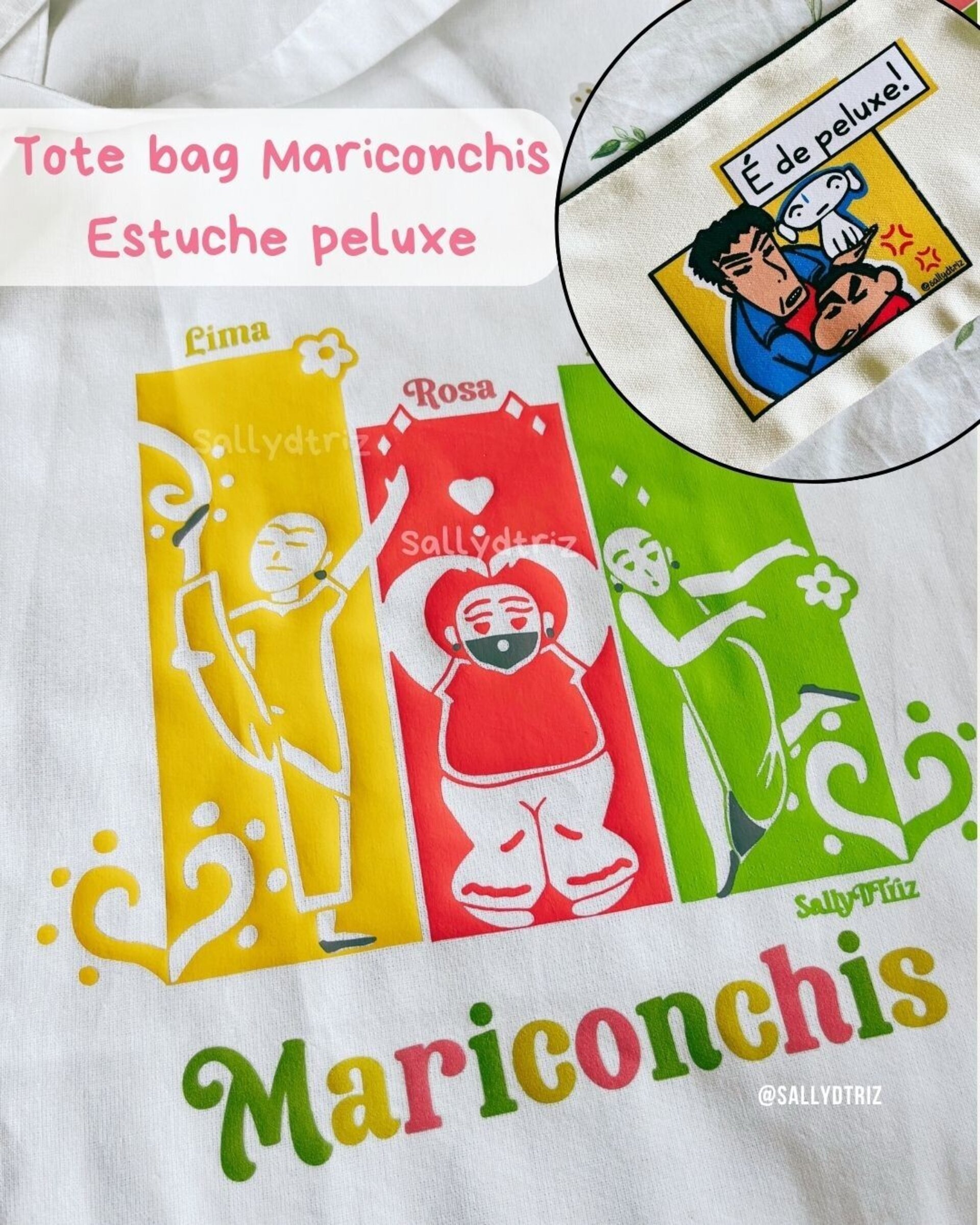 Tote Bag mariconchis, estuche Peluxe OUTLET - 1
