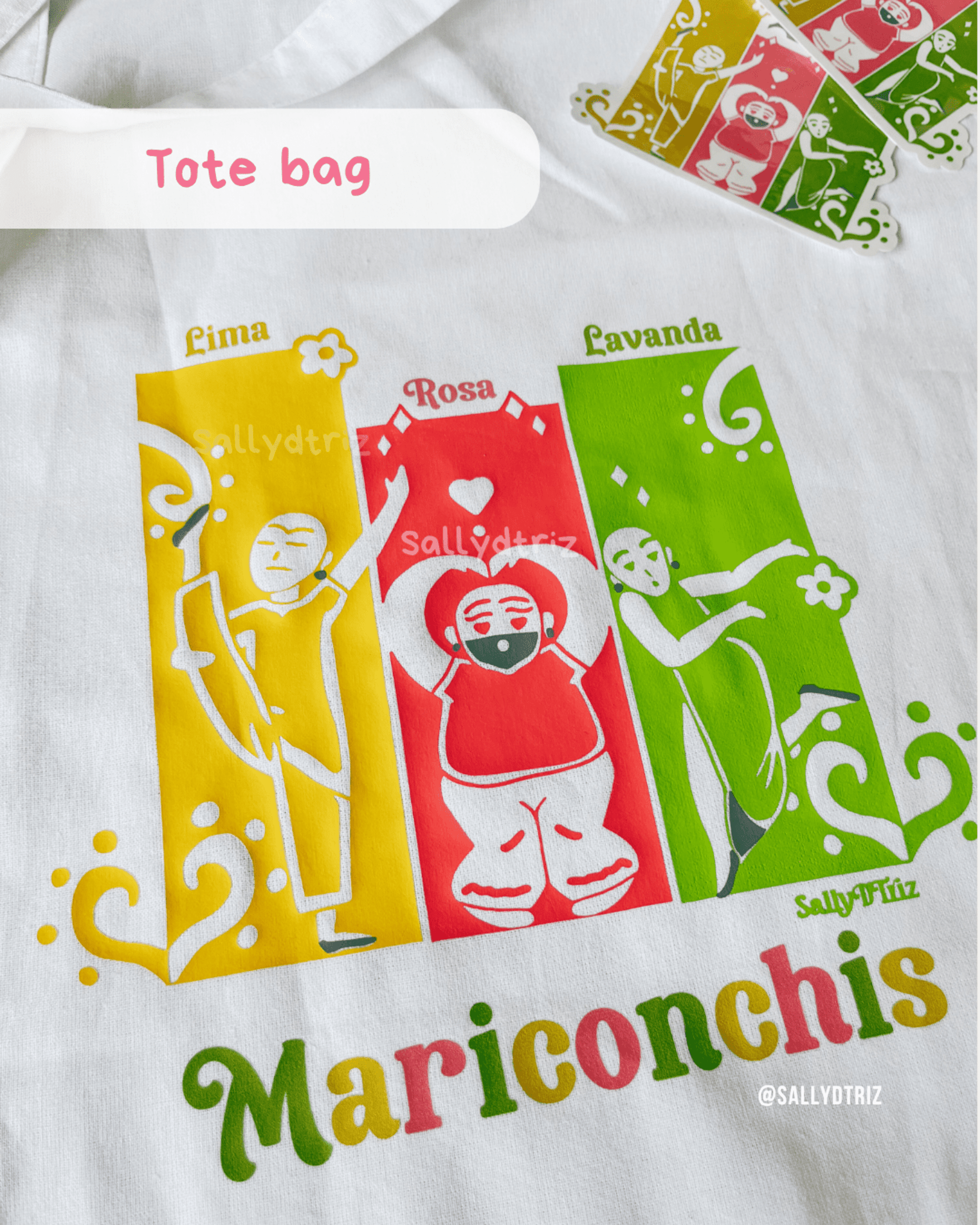 Tote Bag, estuche y pegatina de Shin Chan - 4