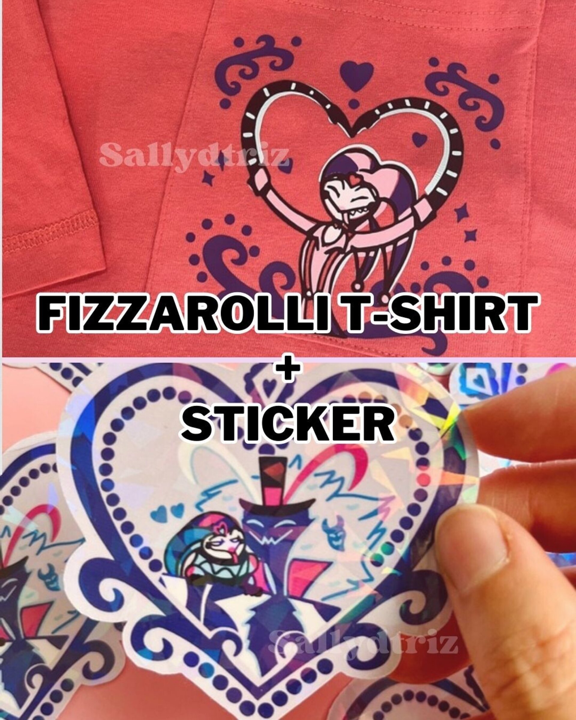 Fizzarolli camiseta con bolsillo Helluva Boss - 7