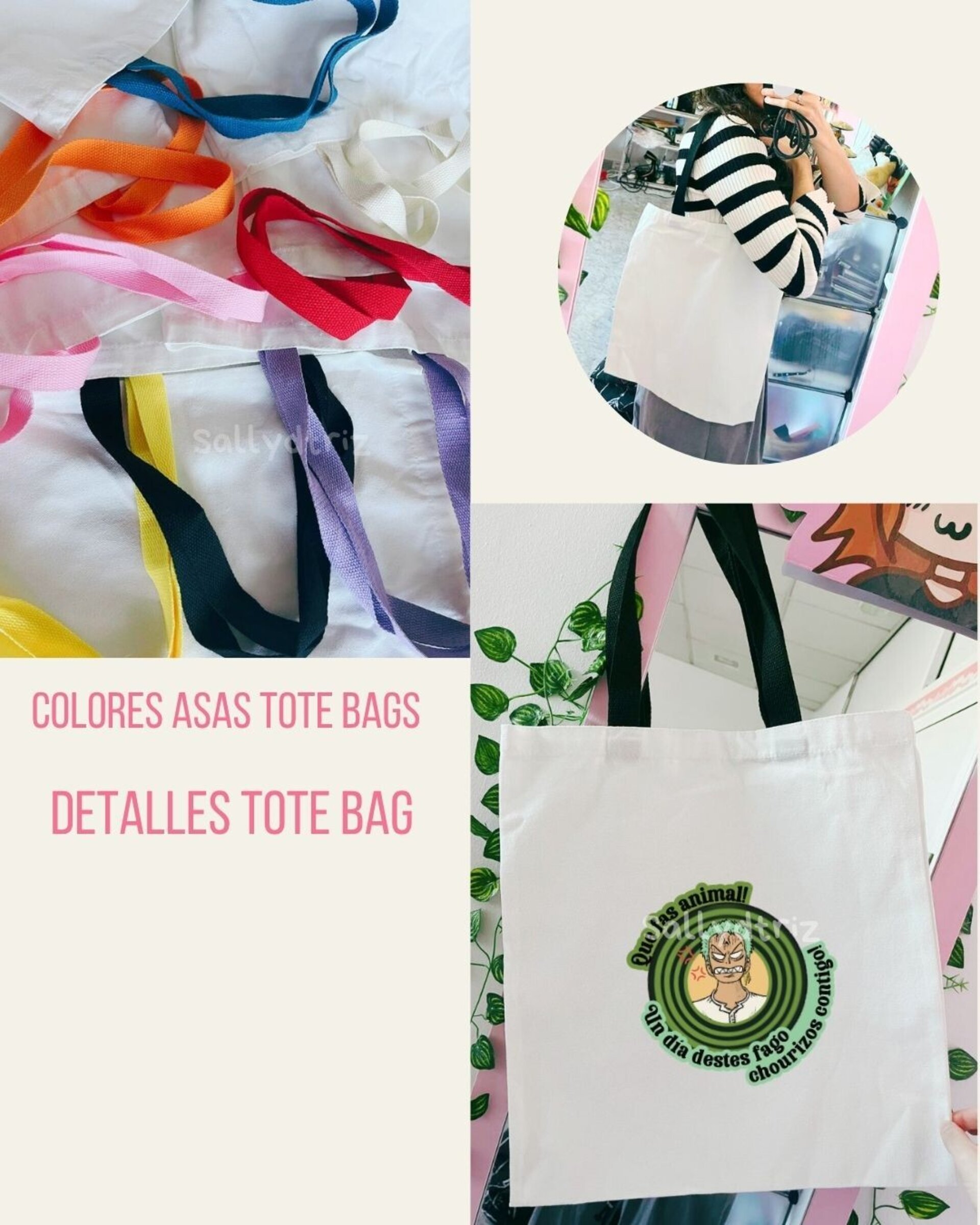 Tote Bag, estuche y pegatina de Sanji - 3