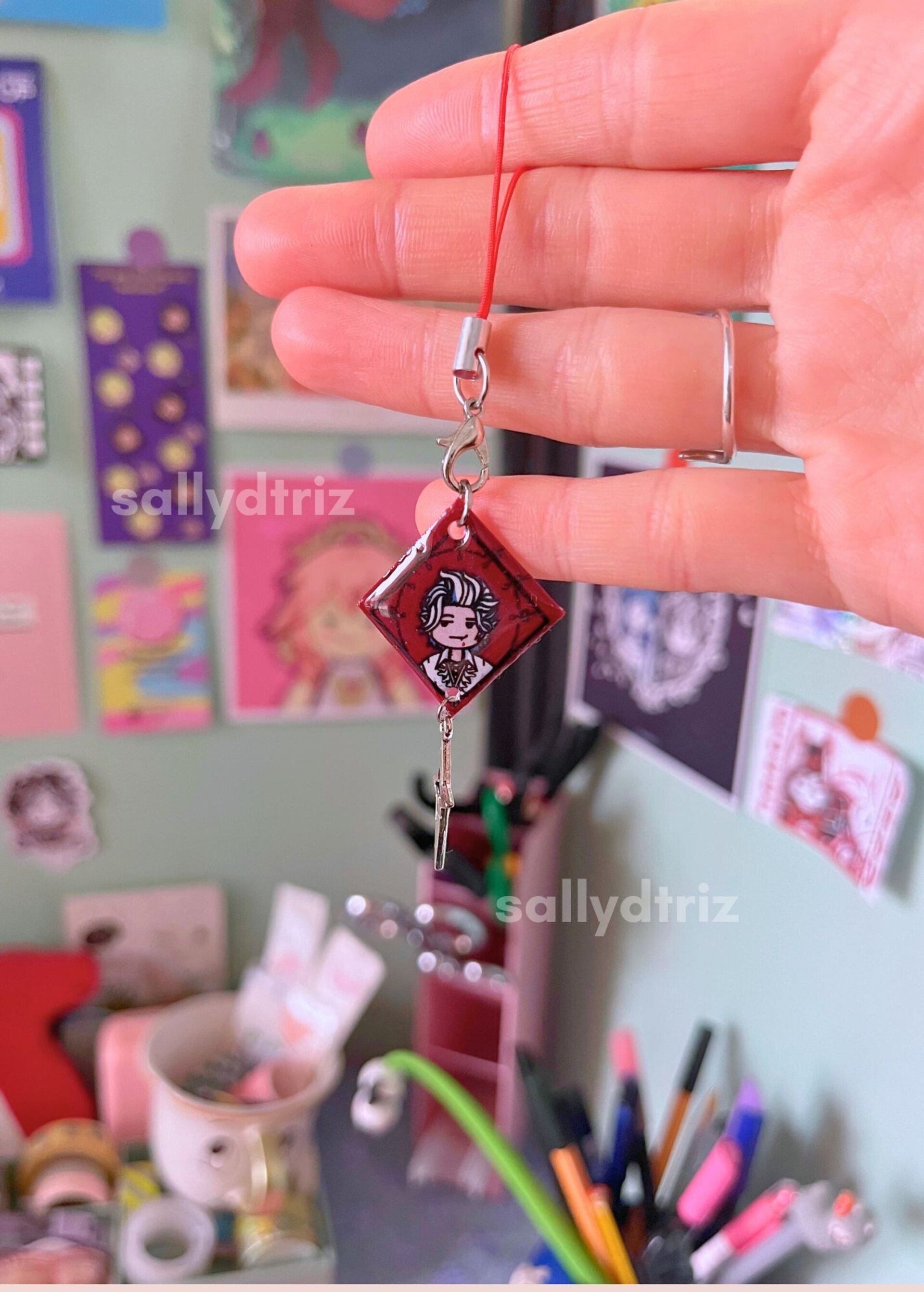 LLaveros móvil Baldur's gate 3 Karlach Astarion / Phone charms - 3