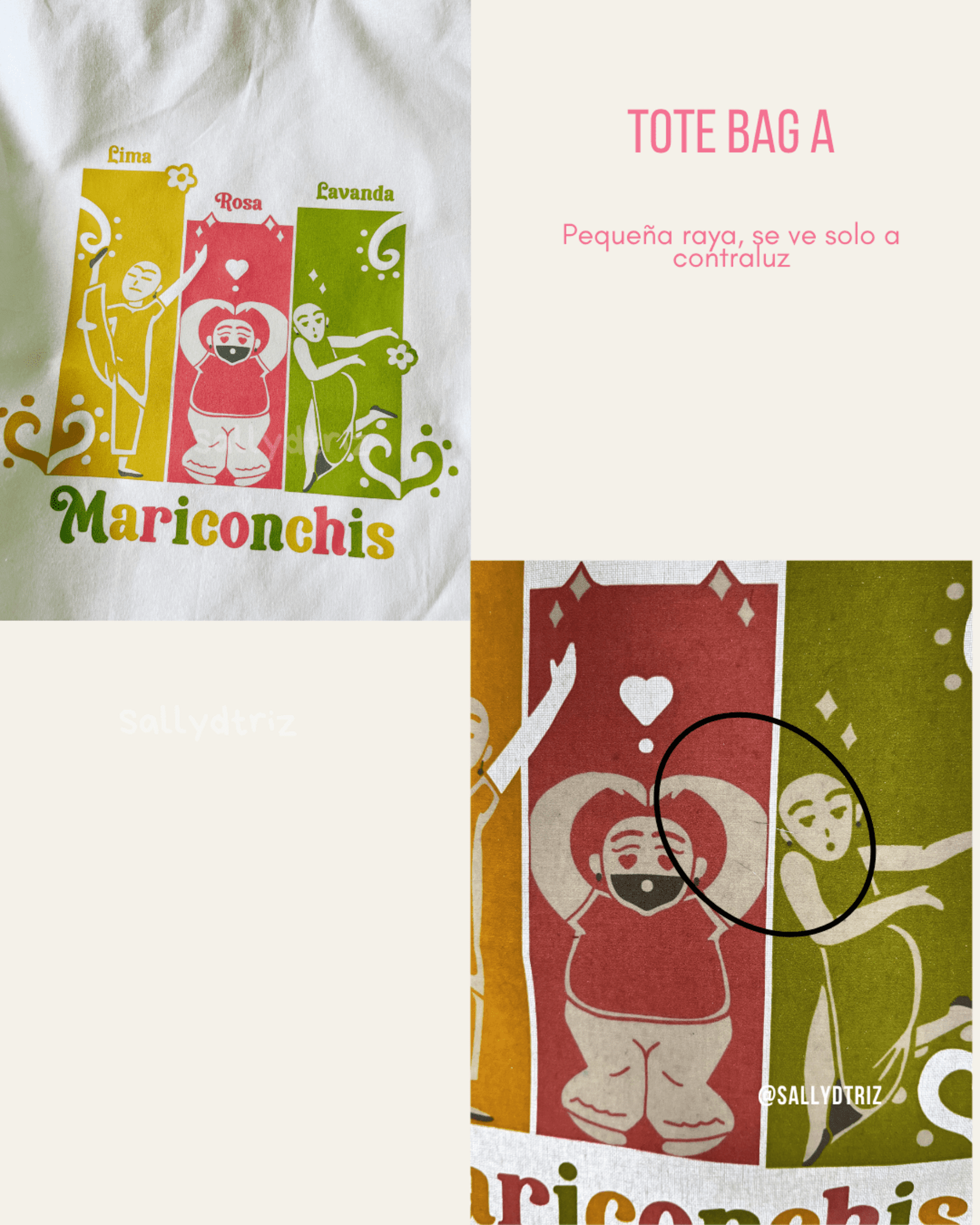 Tote Bag mariconchis, estuche Peluxe OUTLET - 3