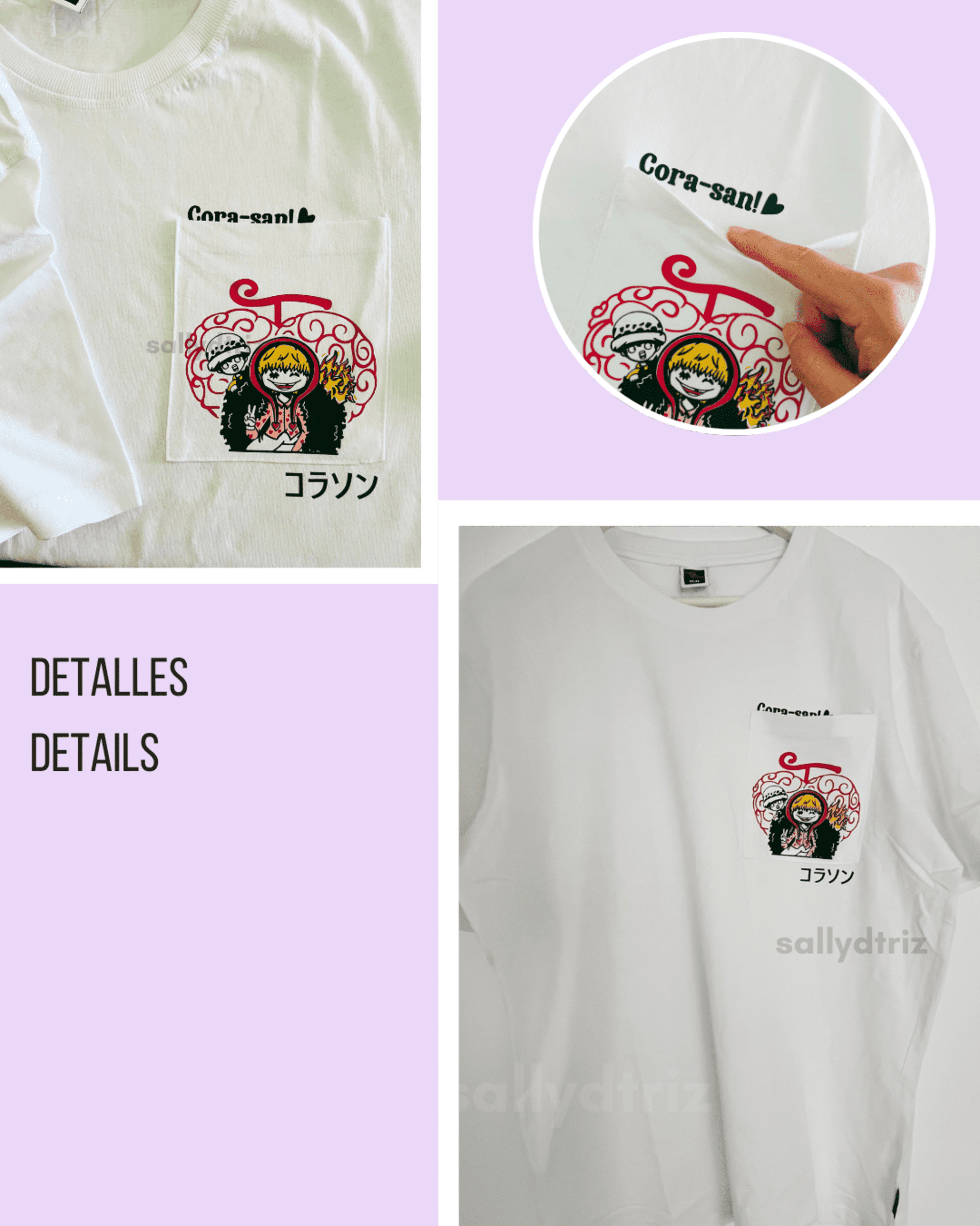 Corazon Y Law One Piece / Sudadera y camiseta - Hoodie & t-shirt - 5
