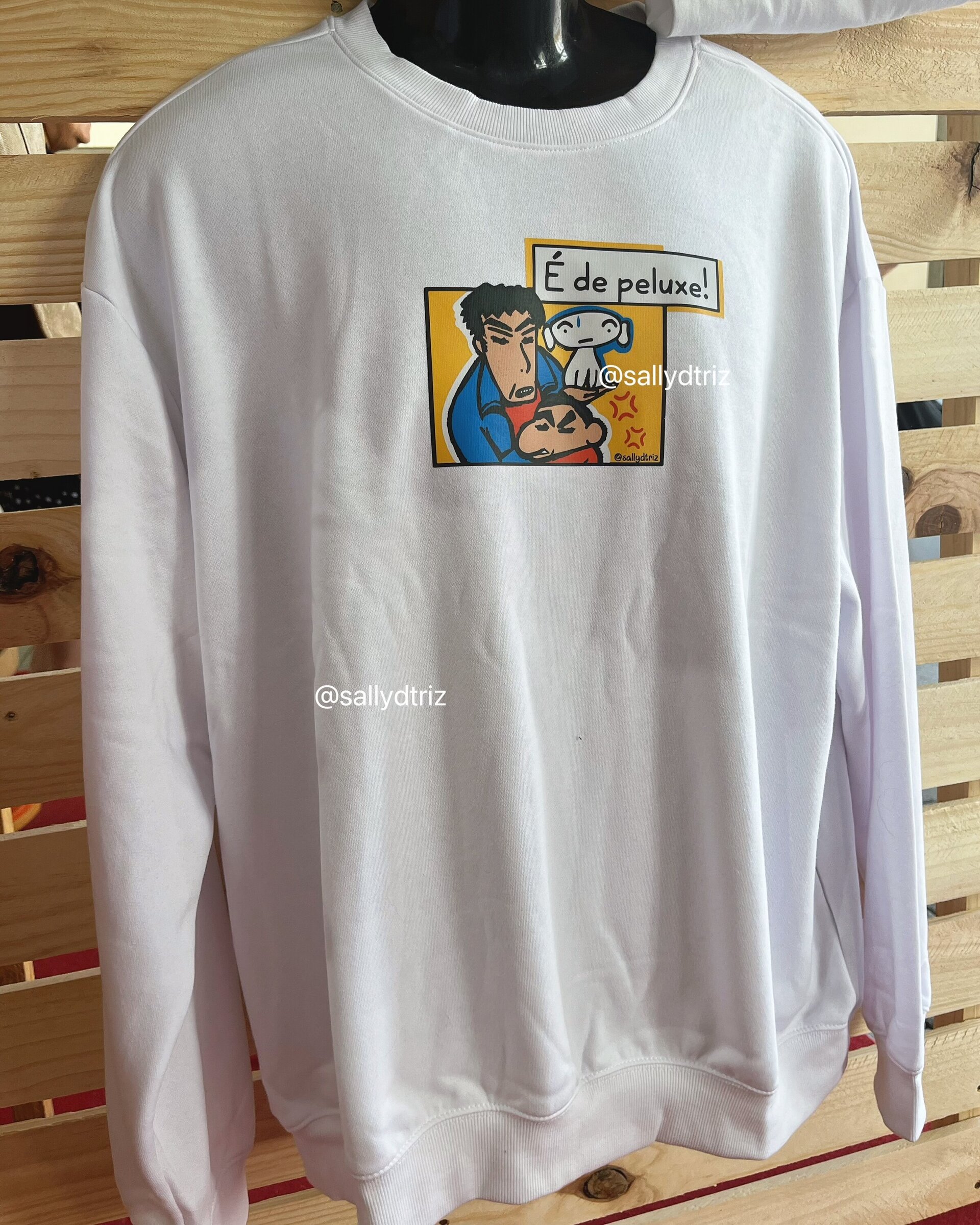 Camisetas y sudaderas BLANCAS o BEIGE É de peluxe Shin Chan - 7