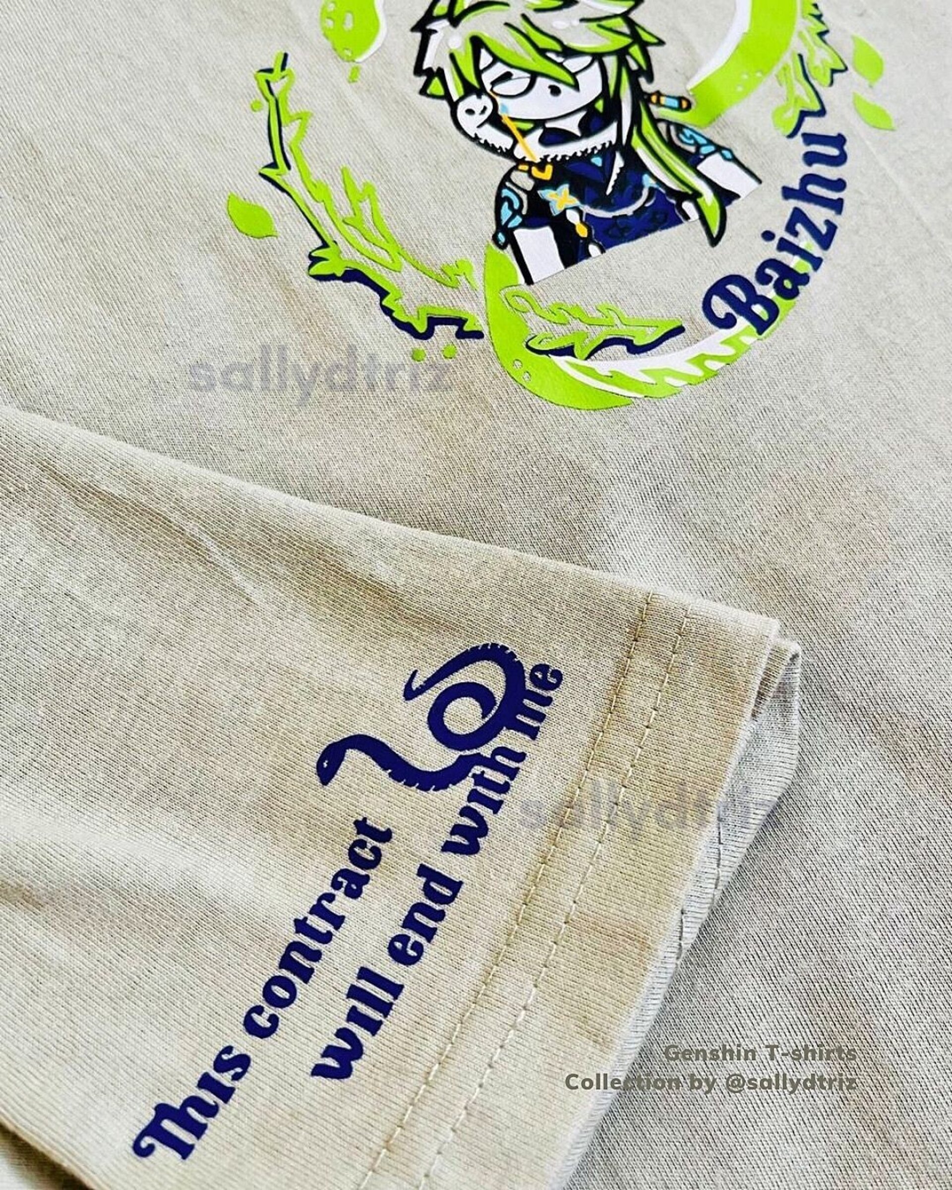Baizhu Genshin Impact camiseta - 2