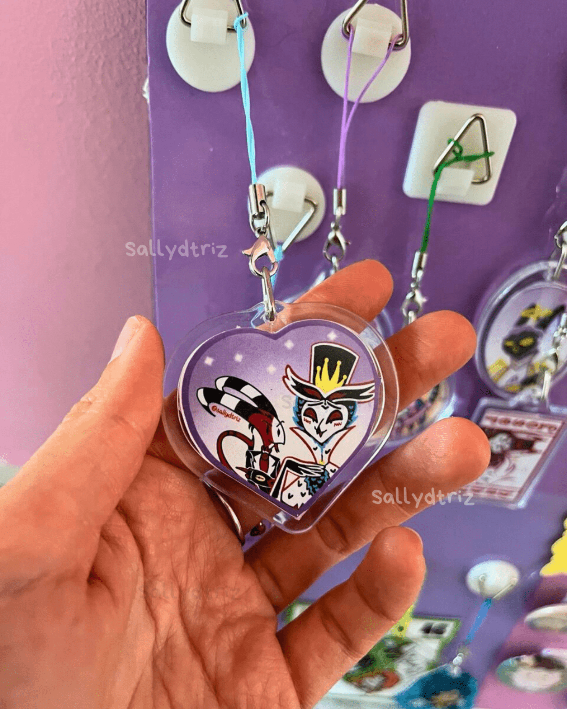 Laveros Helluva Boss y Hazbin Hotel- Keychains - 4