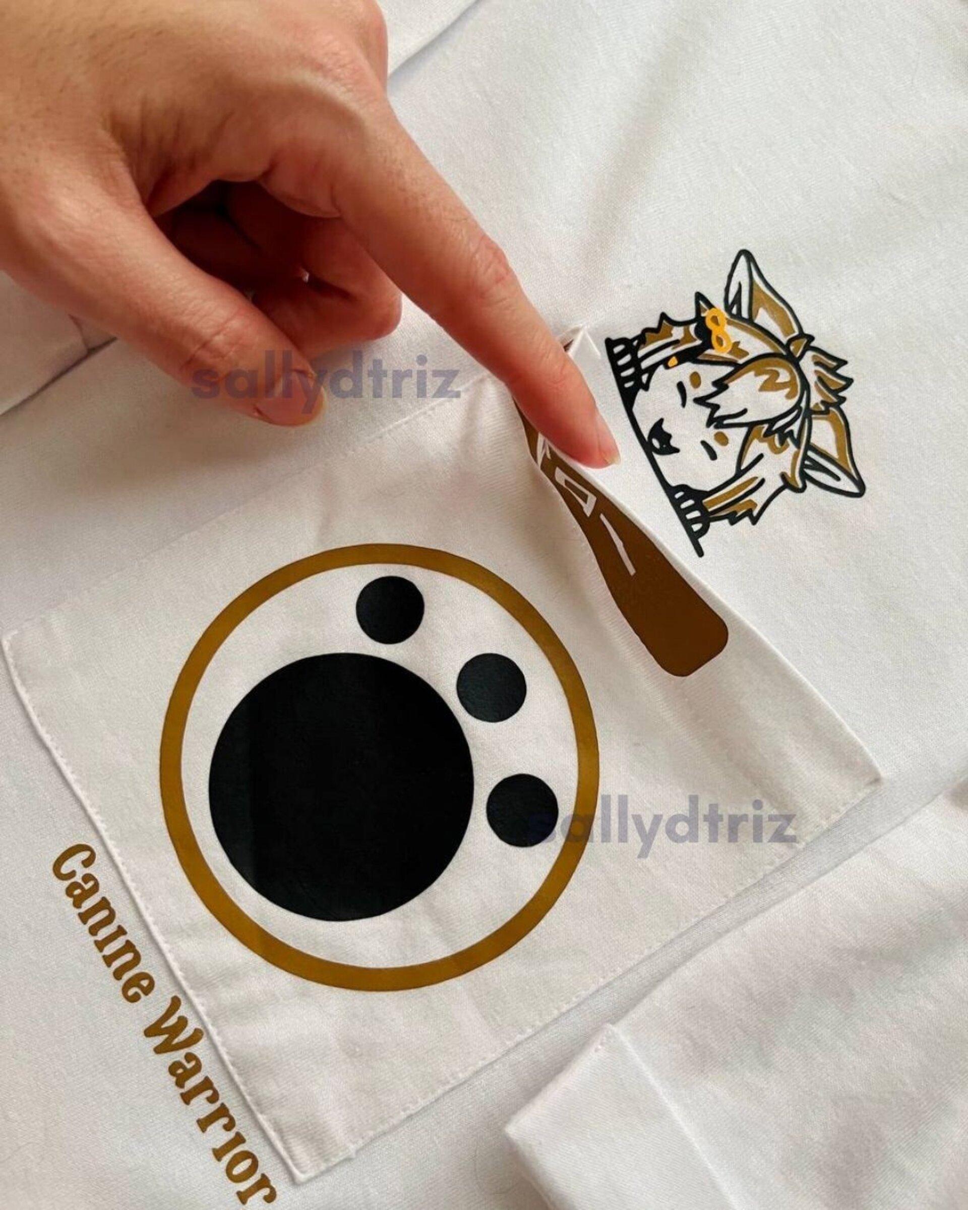 Gorou Genshin Impact camiseta bolsillo - 2