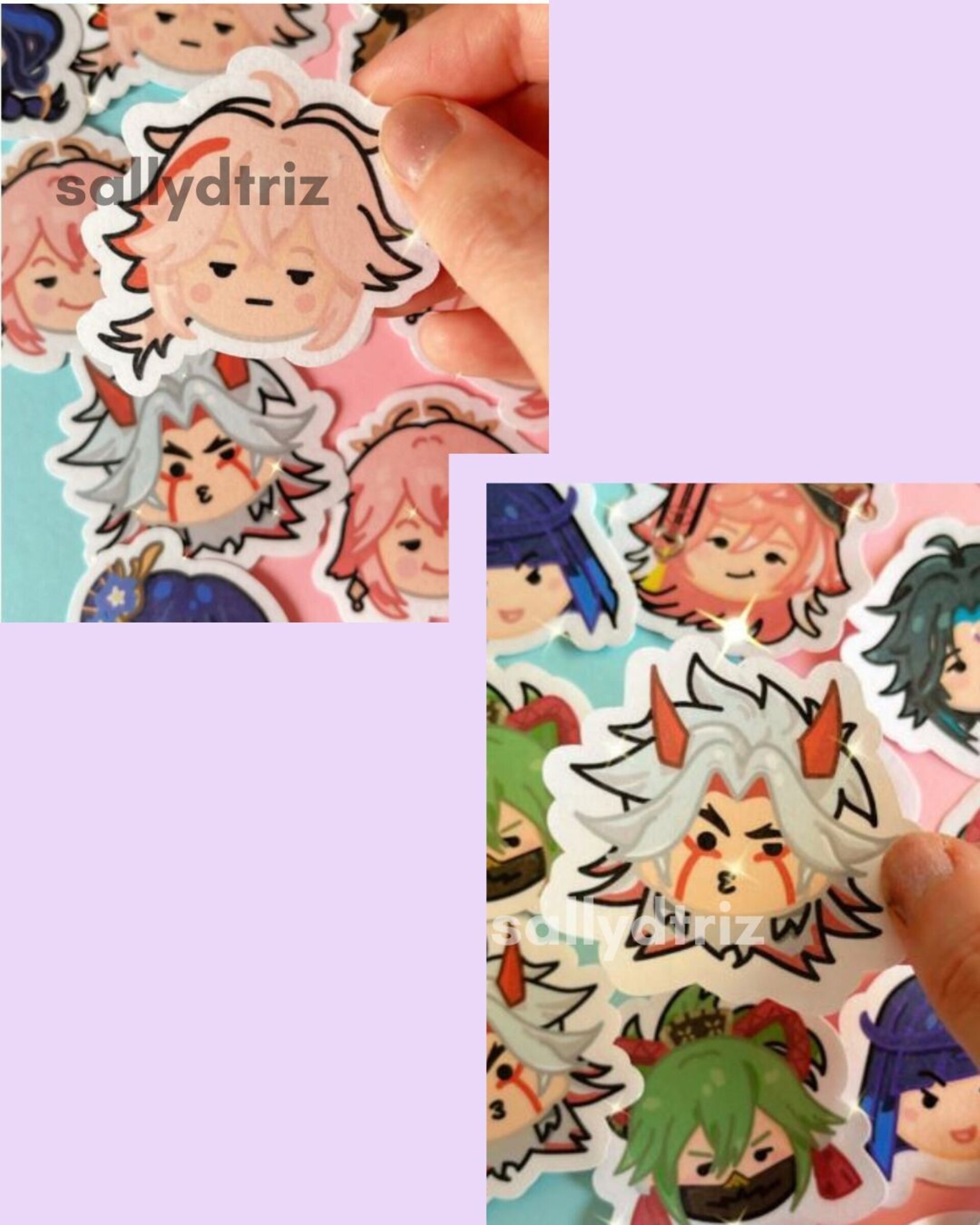 Pegatinas Genshin Impact Mondstadt, Liyue, Inazuma - 3