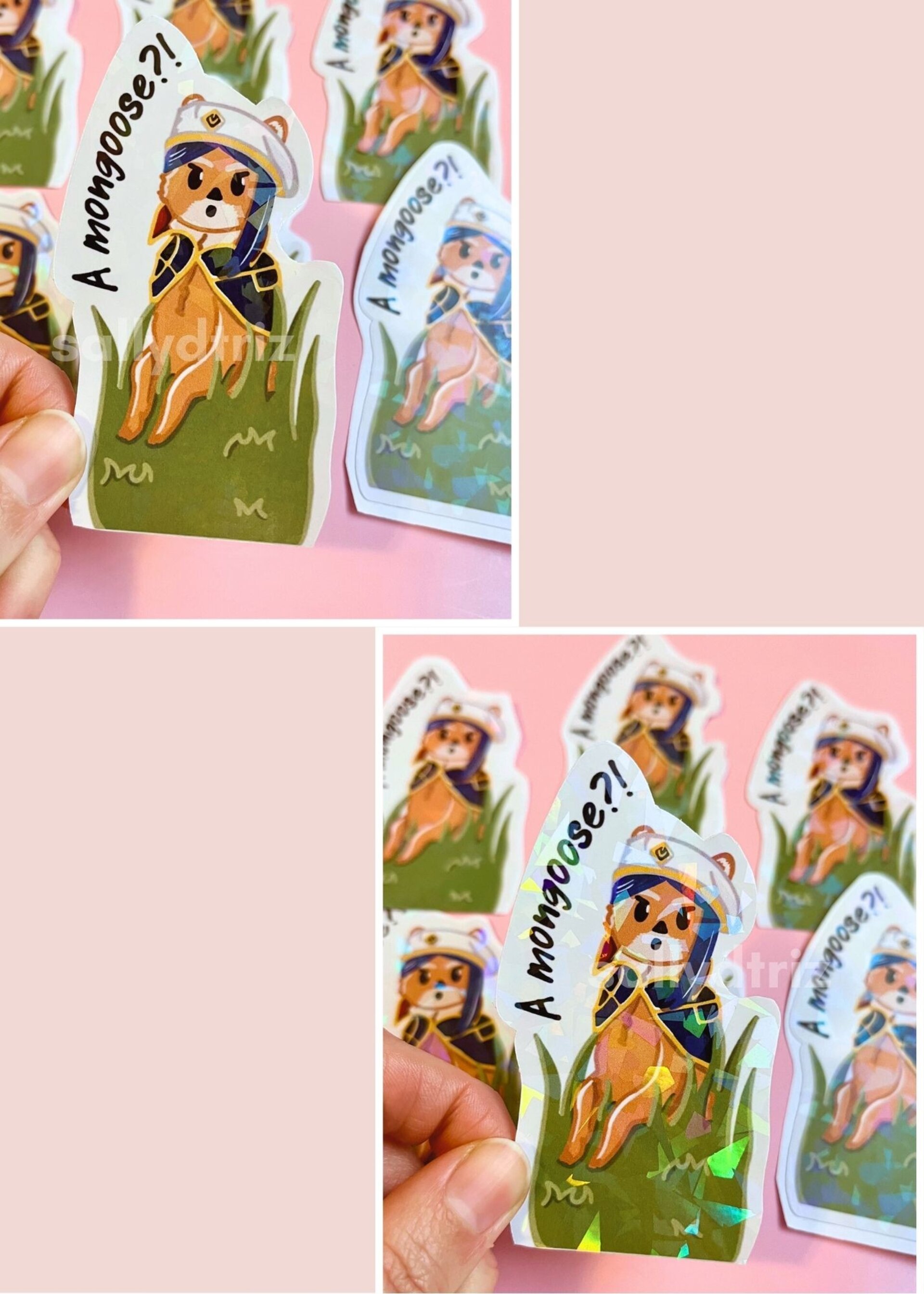 Pegatinas Caitlyn mongoose Arcane peeker sticker - 3