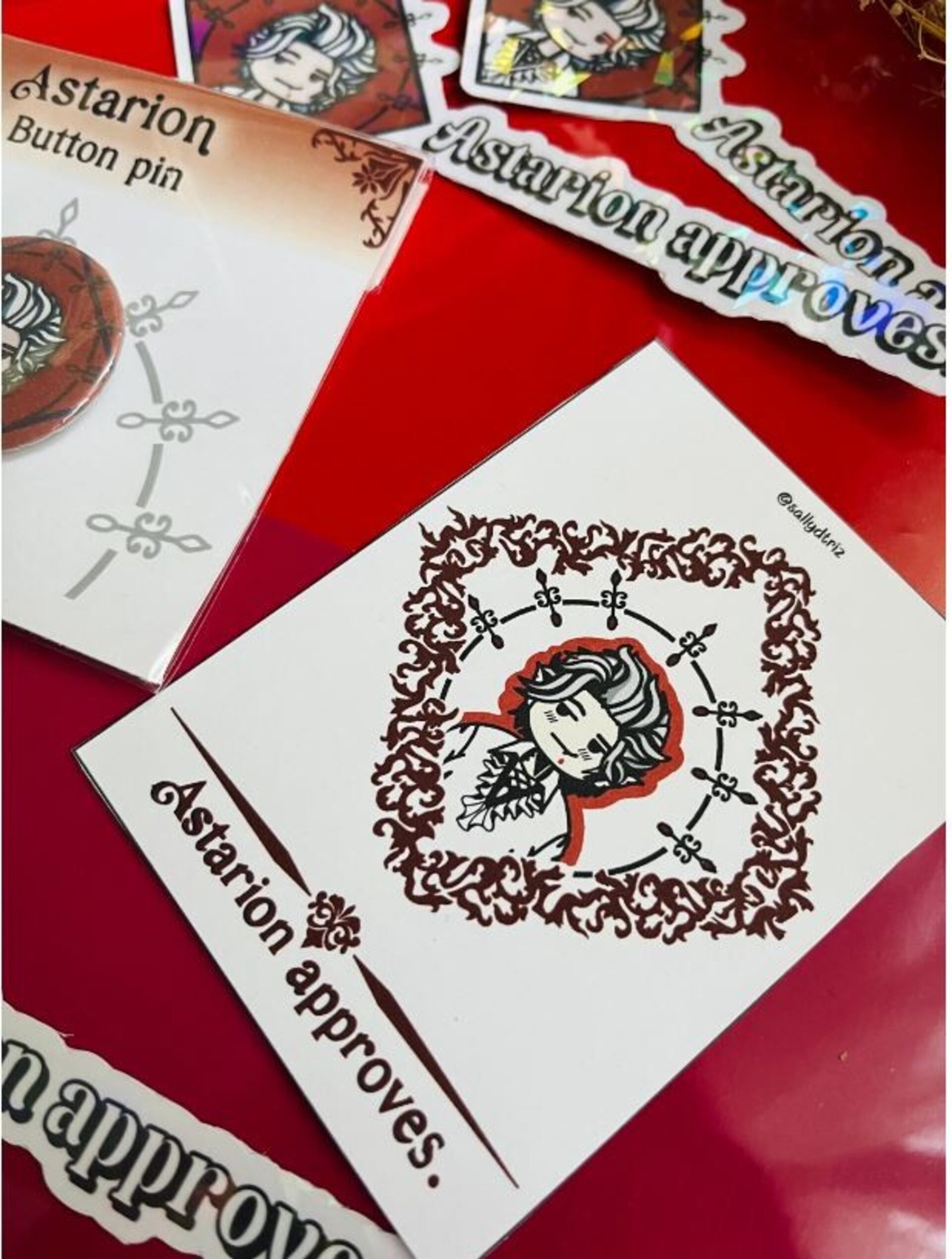 Chapas y pegatinas Astarion BG3 - 5