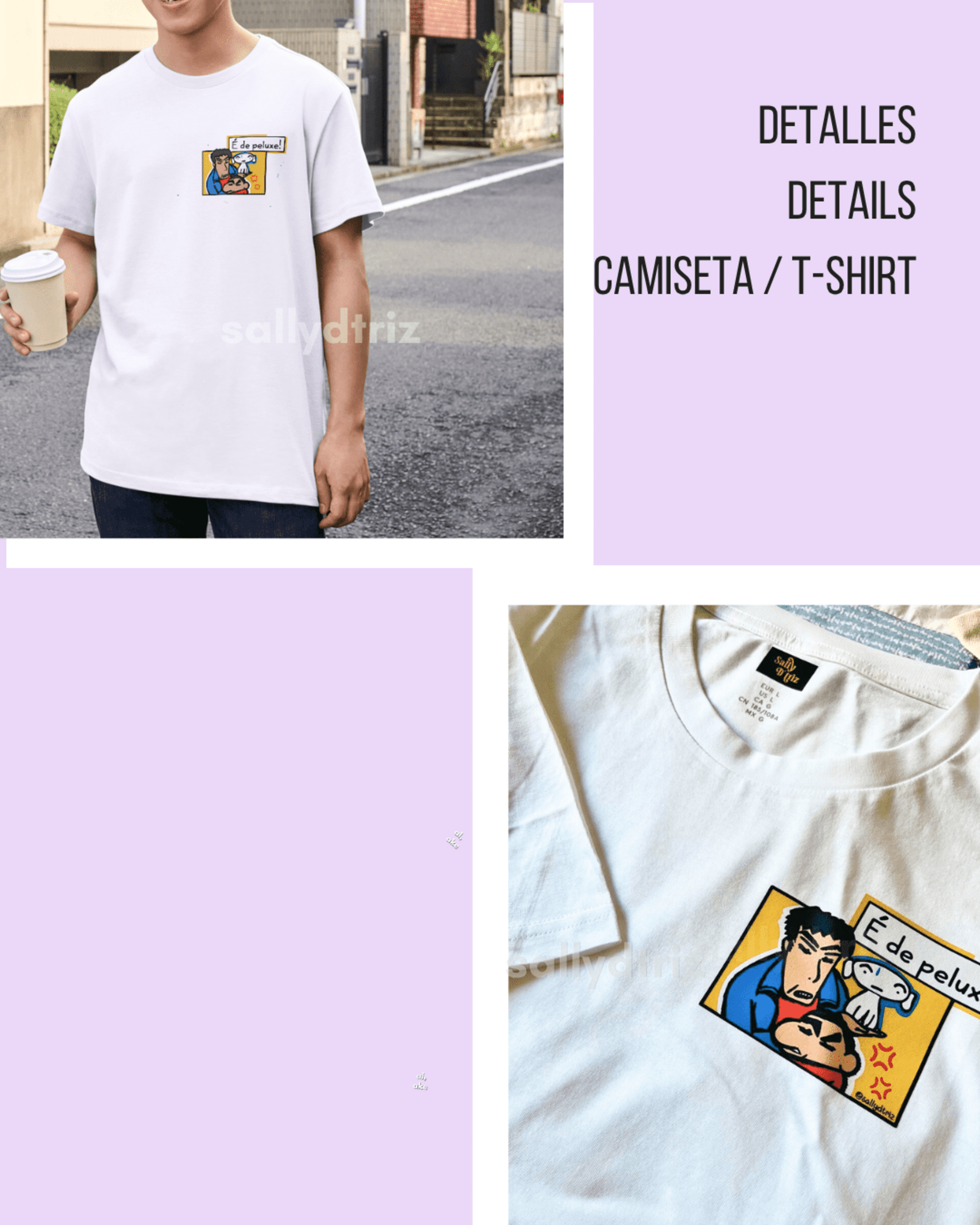 Camiseta É de peluxe Shin Chan - 3