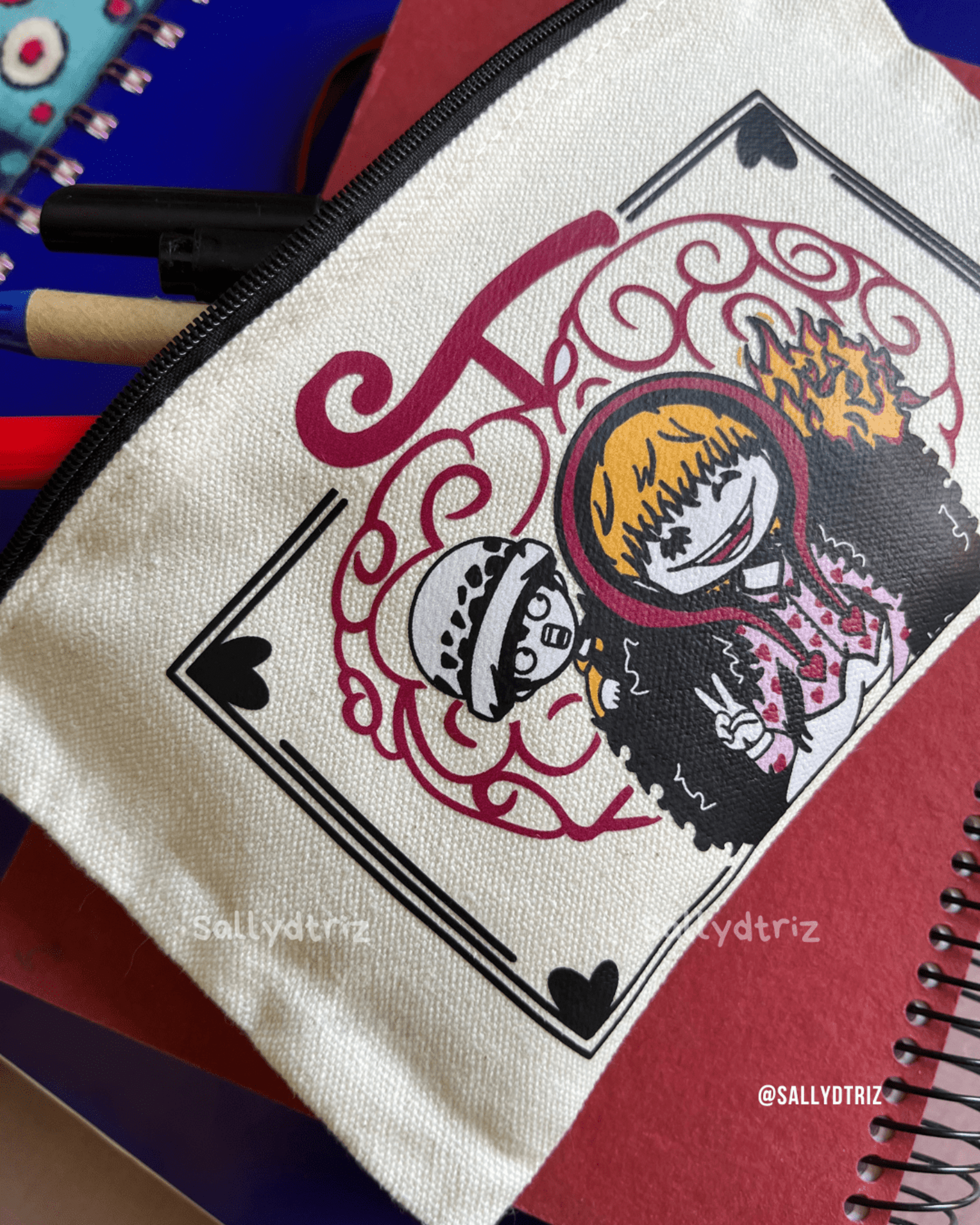 Estuche Corazón- pencil pouch - 1
