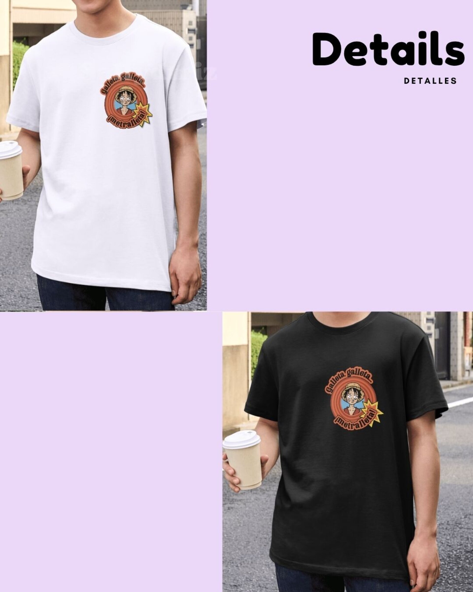 Luffy camisetas Varios COLORES - 4