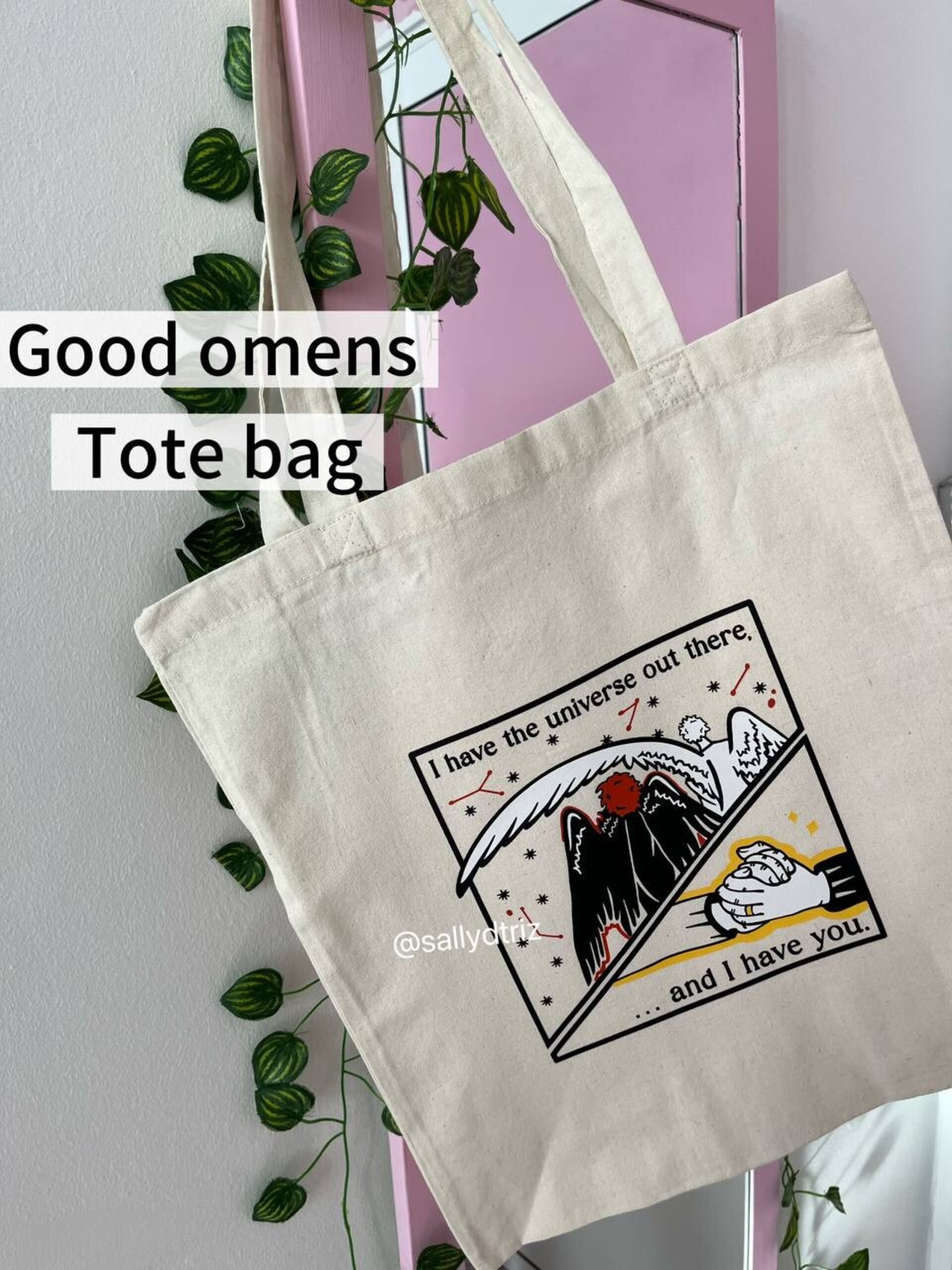 Tote bag Good omens - 1