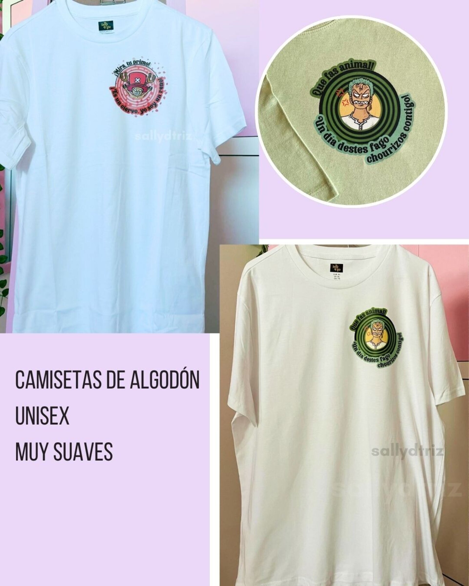 Luffy cantando camisetas Varios COLORES - 3