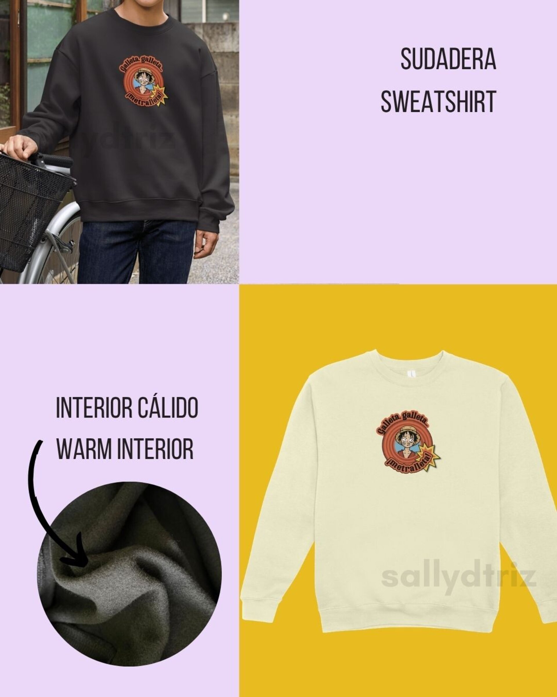Luffy sudaderas varios colores/ sweatshirts - 3