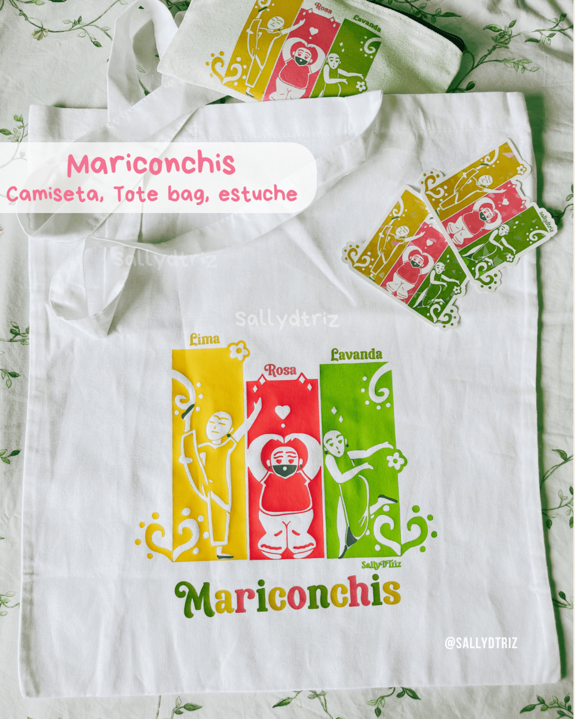 Tote Bag, estuche y pegatina de Shin Chan - 1
