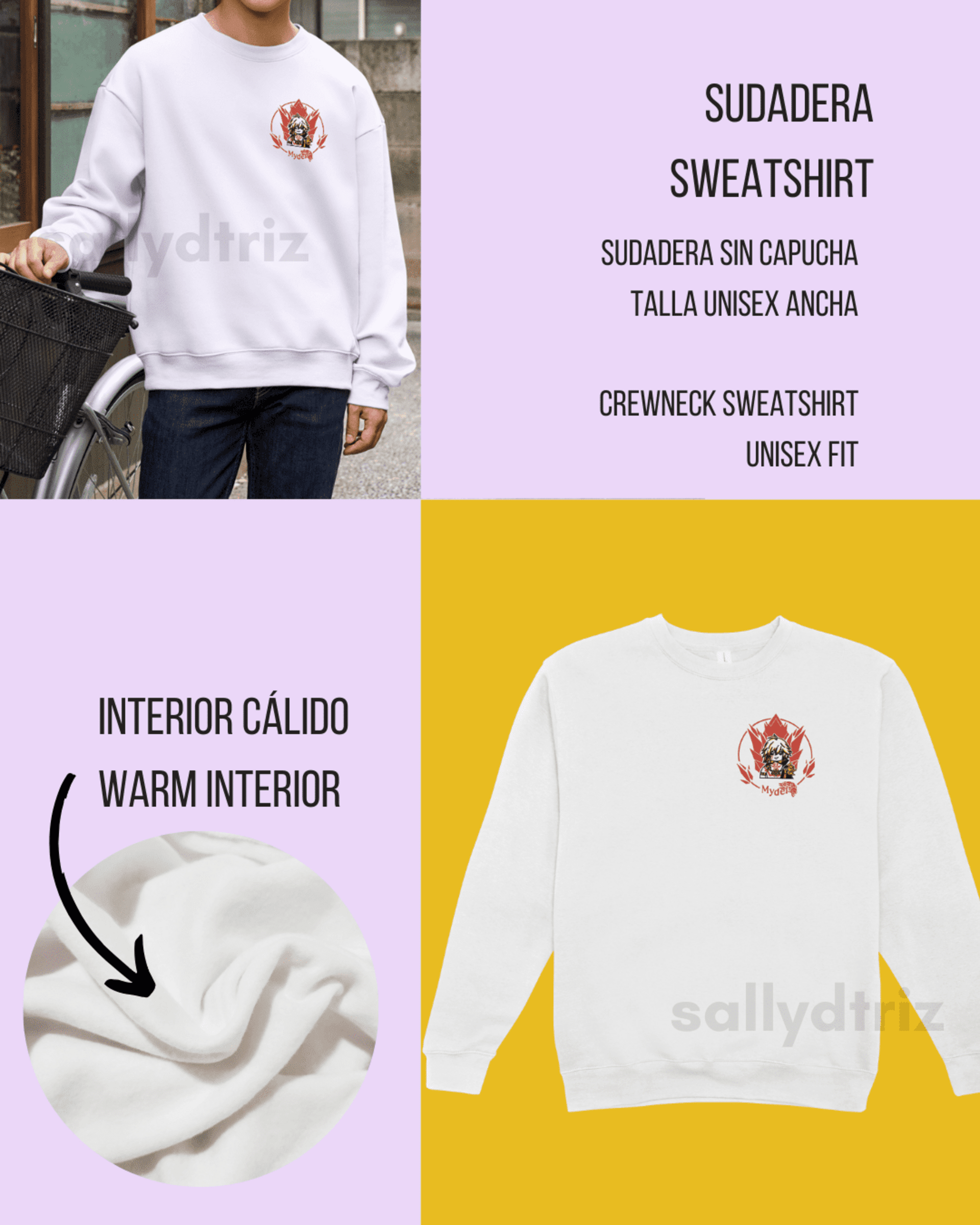 Camiseta y sudadera Mydei Honkai Tshirt sweatshirt - 3