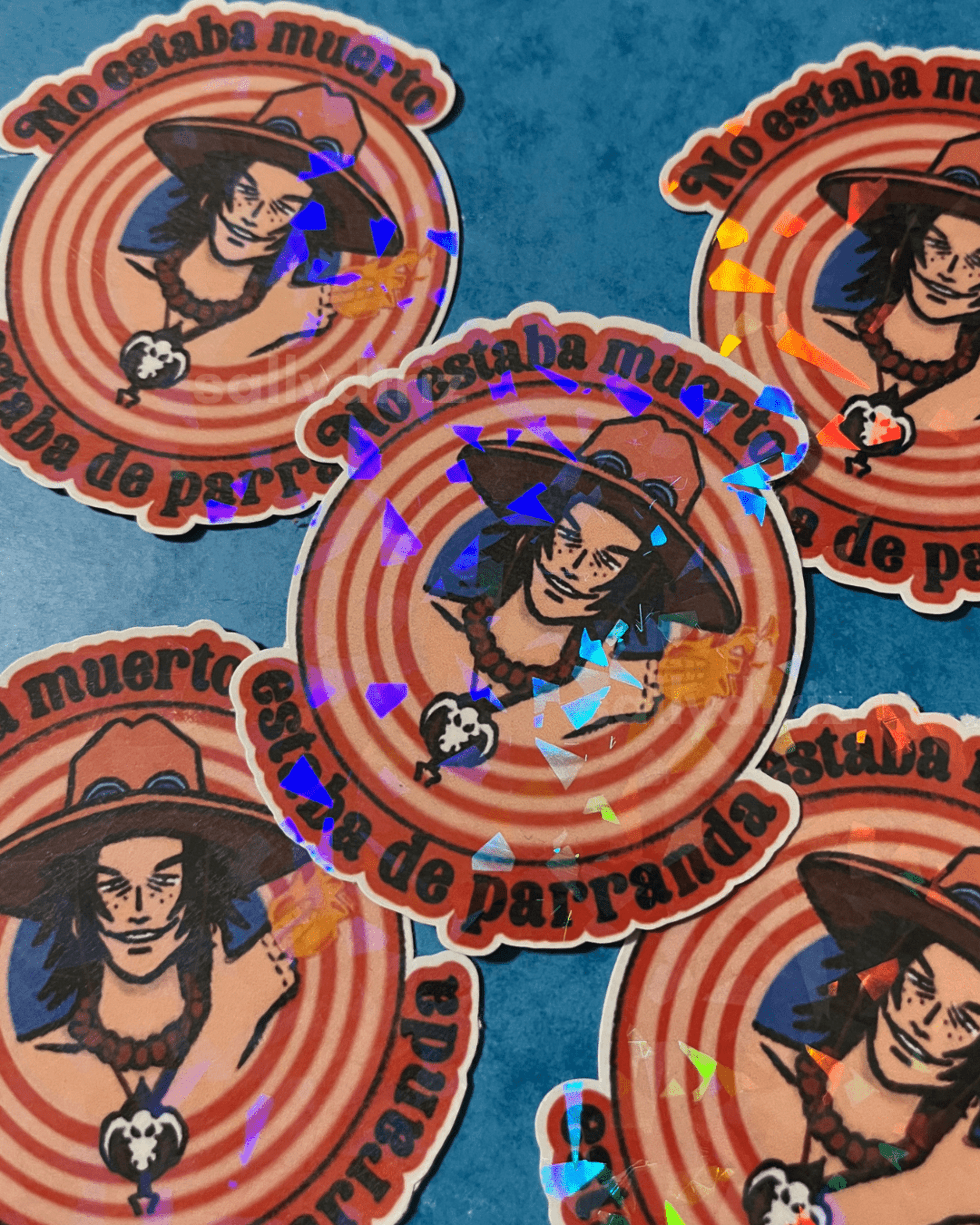 Pegatinas Ace One Piece - 2