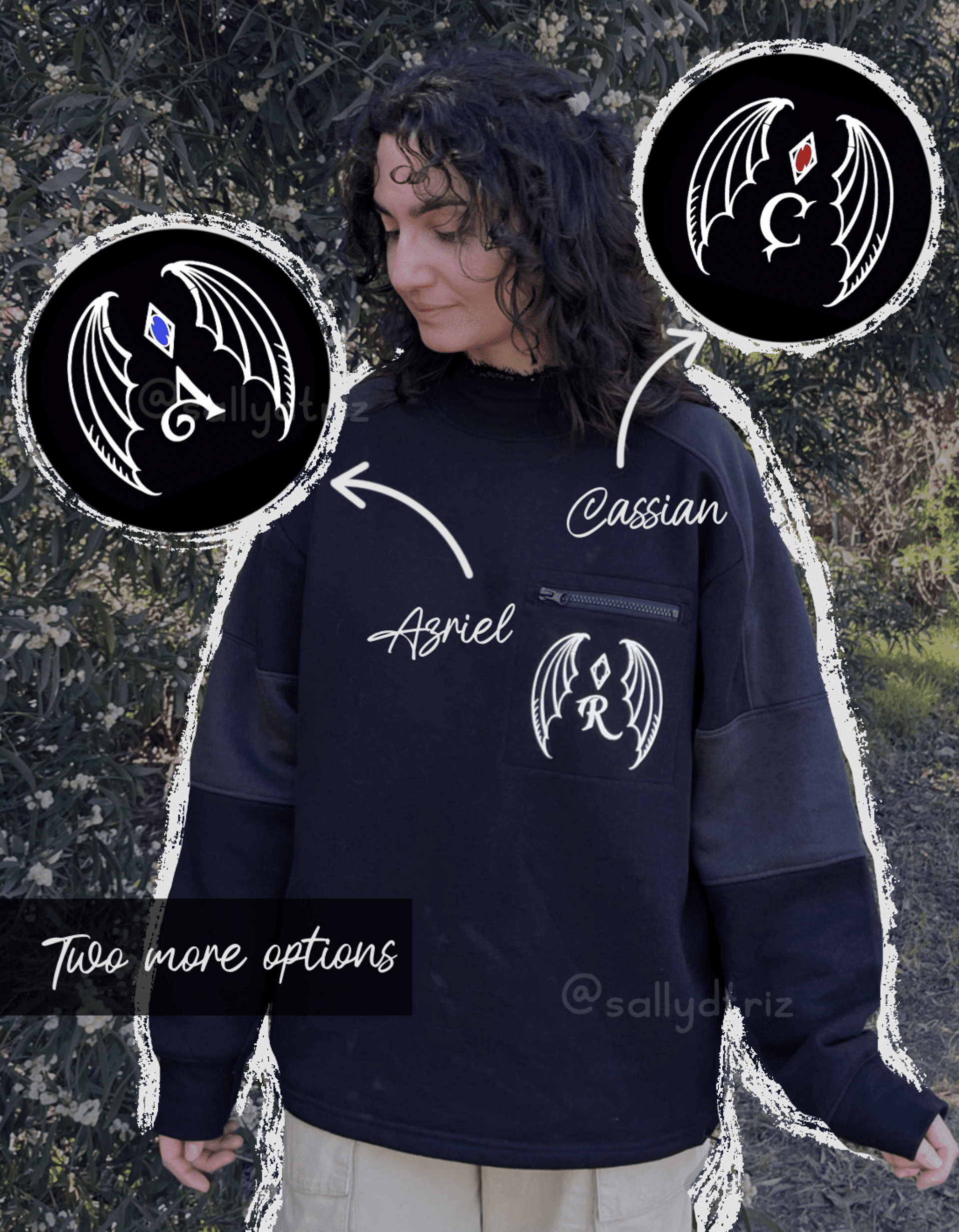 ACOTAR sudadera sweatshirt_ Rhysand, Azriel, Cassian - 2